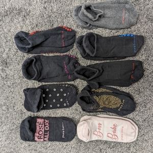 Pure Barre sticky sock lot (9 pairs)